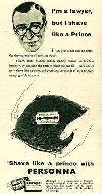 Personna Vintage Ad